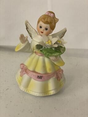 VTG Brinn's My Little May Birthday Girl Angel Figurine Collectible Home Decor
